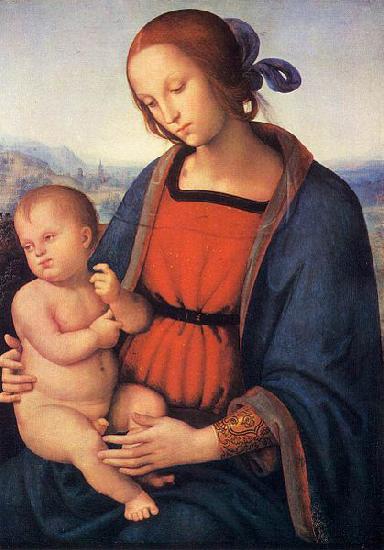 Pietro Perugino Madonna with Child France oil painting art